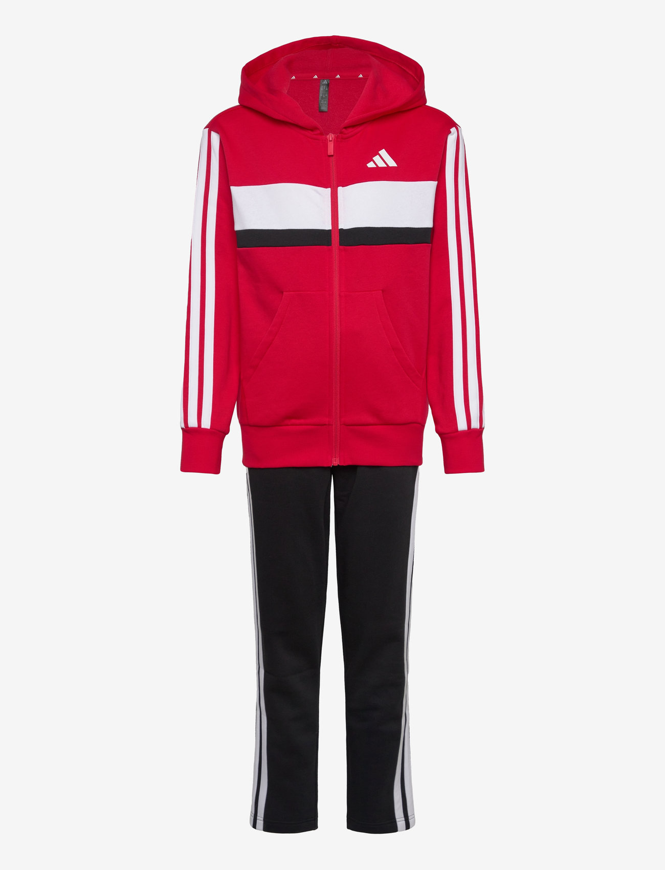 adidas Sportswear - J 3S TIB FL TS - sets met t-shirt met lange mouw - purrub/white - 1