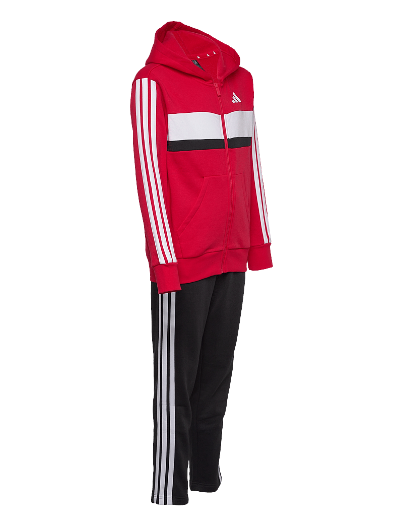 adidas Sportswear - J 3S TIB FL TS - sets met t-shirt met lange mouw - purrub/white - 3