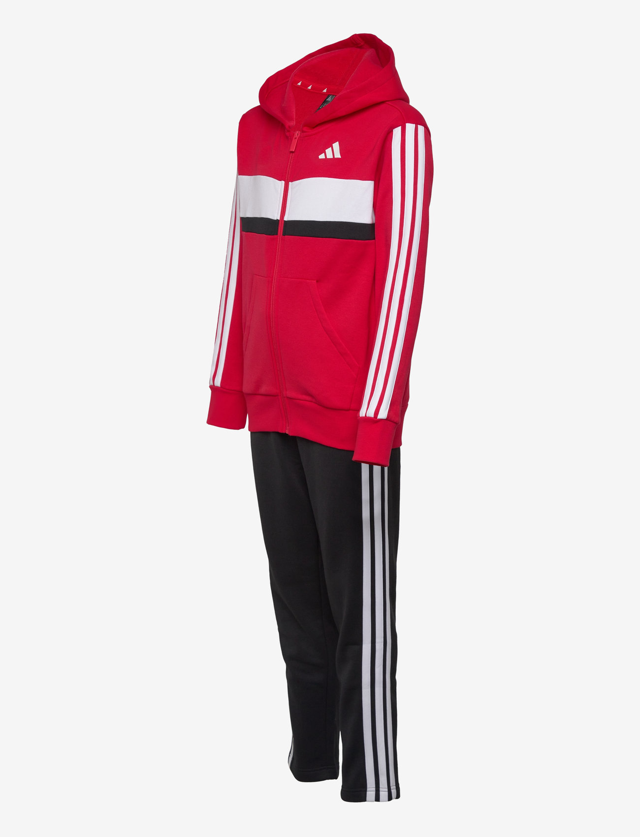 adidas Sportswear - J 3S TIB FL TS - sets met t-shirt met lange mouw - purrub/white - 4