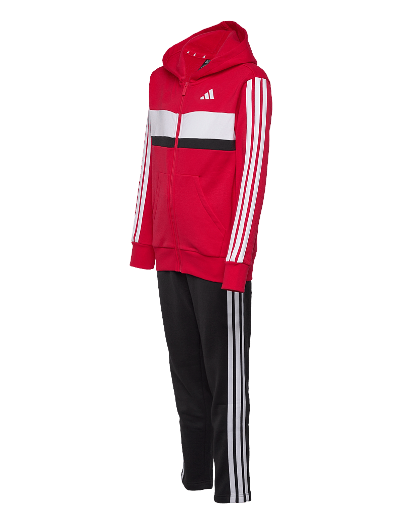 adidas Sportswear - J 3S TIB FL TS - sets met t-shirt met lange mouw - purrub/white - 4