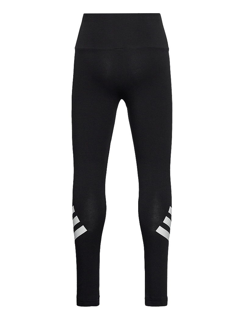 adidas Sportswear - JG FI 3S LEG - leggings - black/white - 2