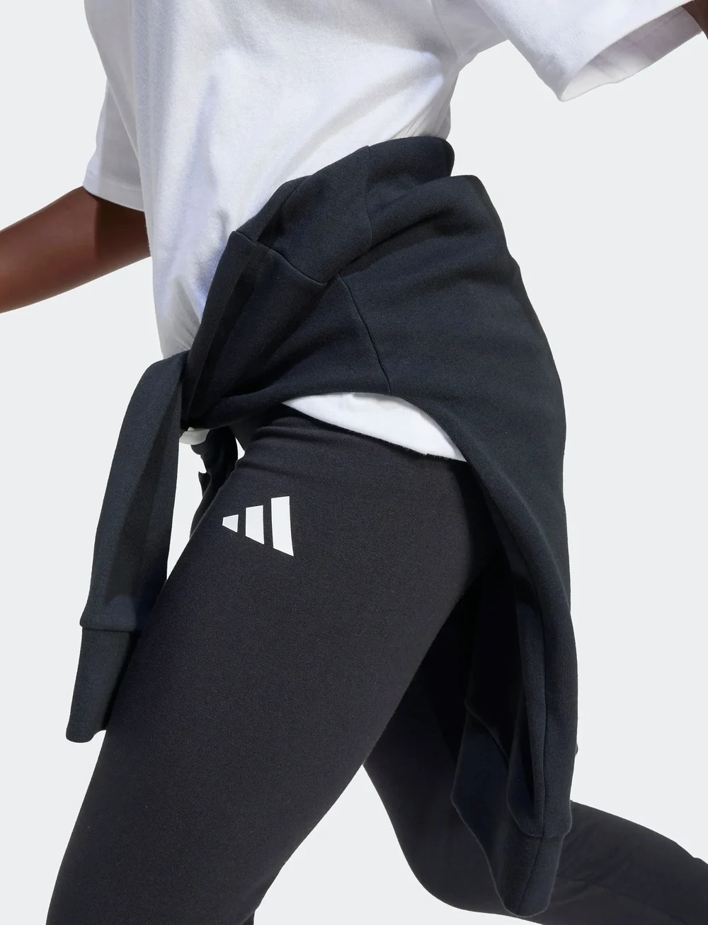 adidas Sportswear - JG FI 3S LEG - leggings - black/white - 4