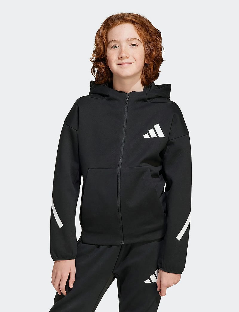 adidas Sportswear - J Z.N.E.FZ - kapuzenpullover - black/white - 0