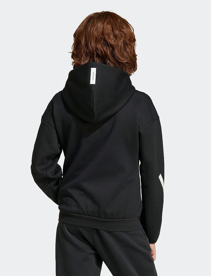 adidas Sportswear - J Z.N.E.FZ - kapuzenpullover - black/white - 3