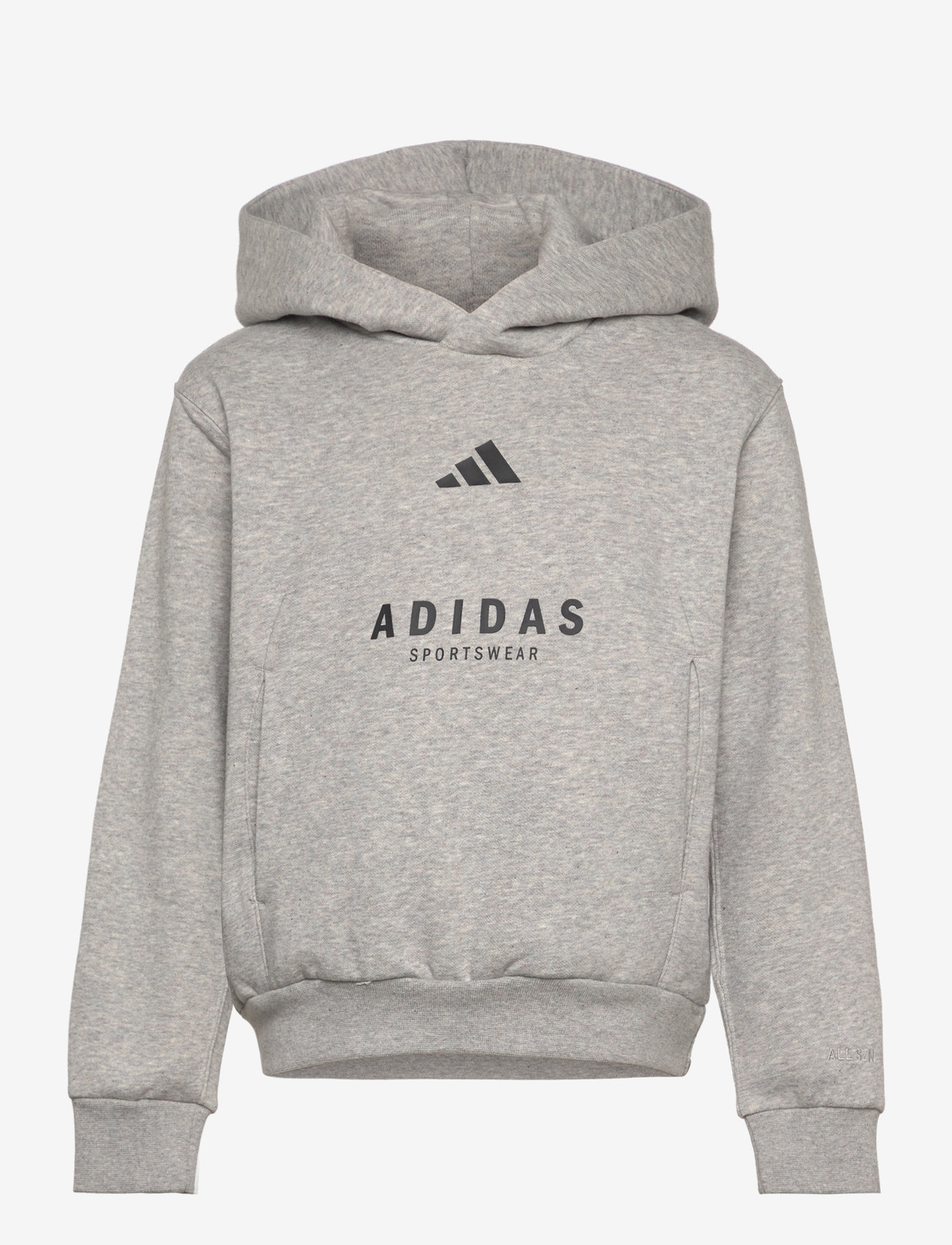 adidas Sportswear - J ALLSZN GFX HD - kapuutsiga dressipluusid - mgreyh/black - 1