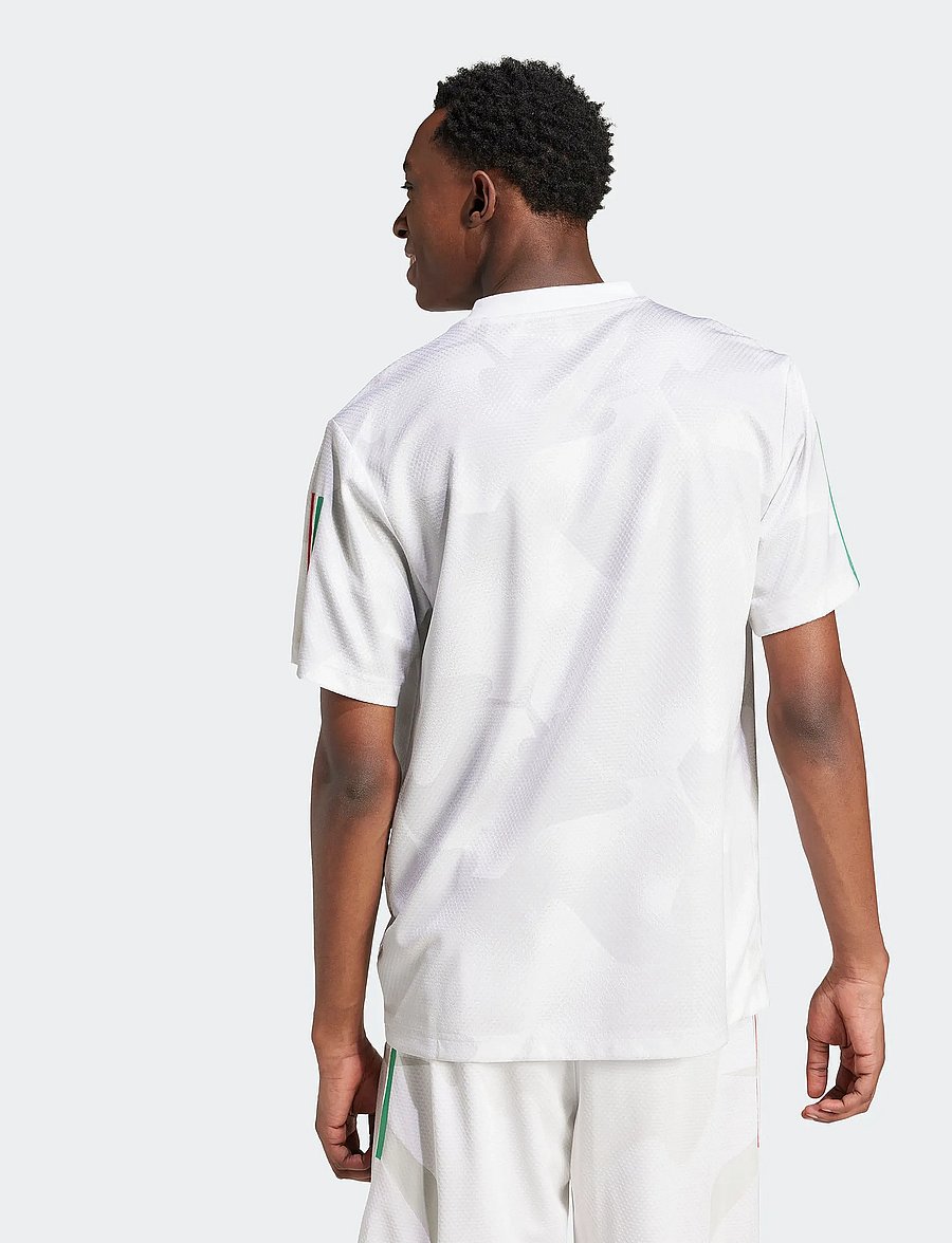 adidas Sportswear - M TIRO NP TEE - t-shirts - white/vivred/multco - 5