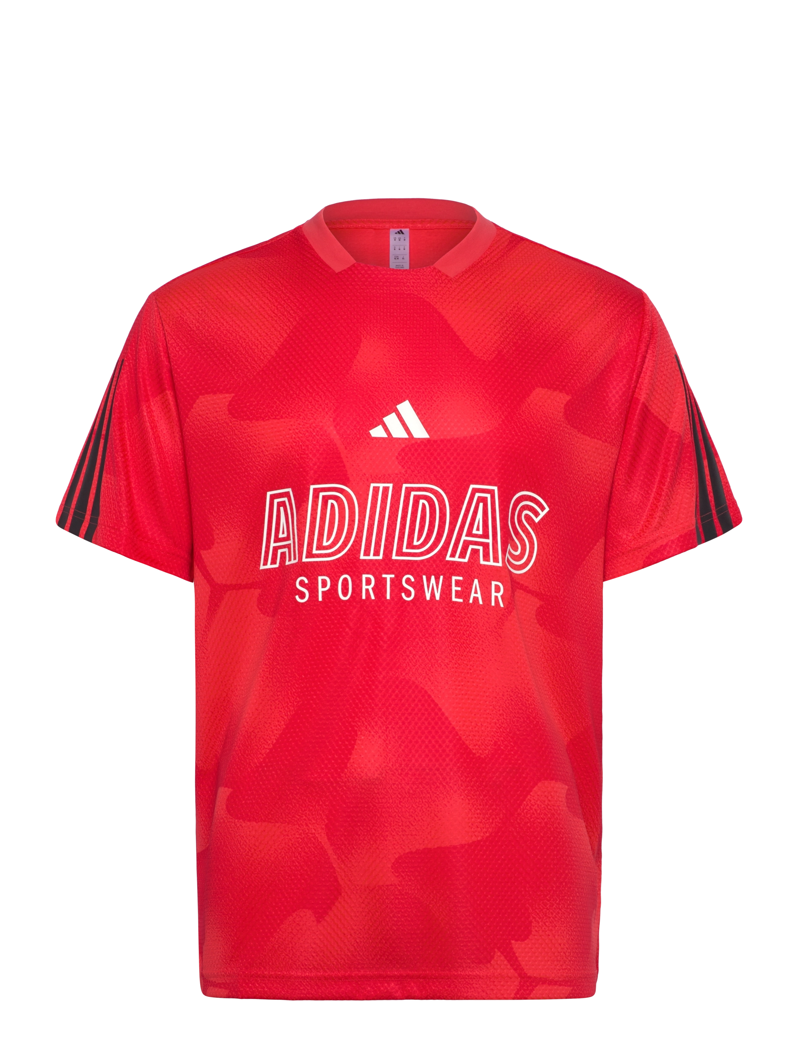 adidas Sportswear M TIRO NP TEE - T-shirts - BRIRED/BLACK/MULTCO / red