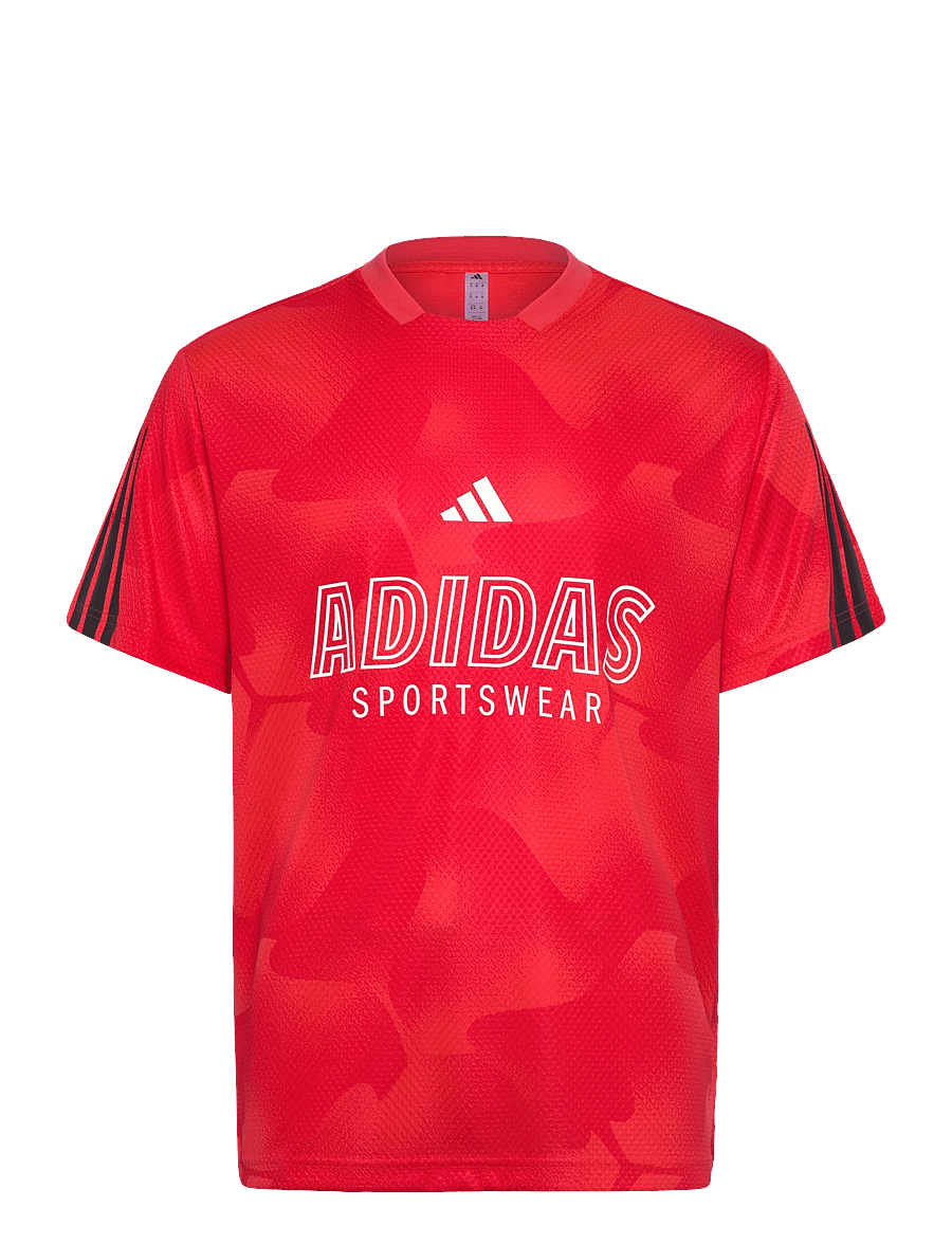 adidas Sportswear - M TIRO NP TEE - t-shirts - brired/black/multco - 1