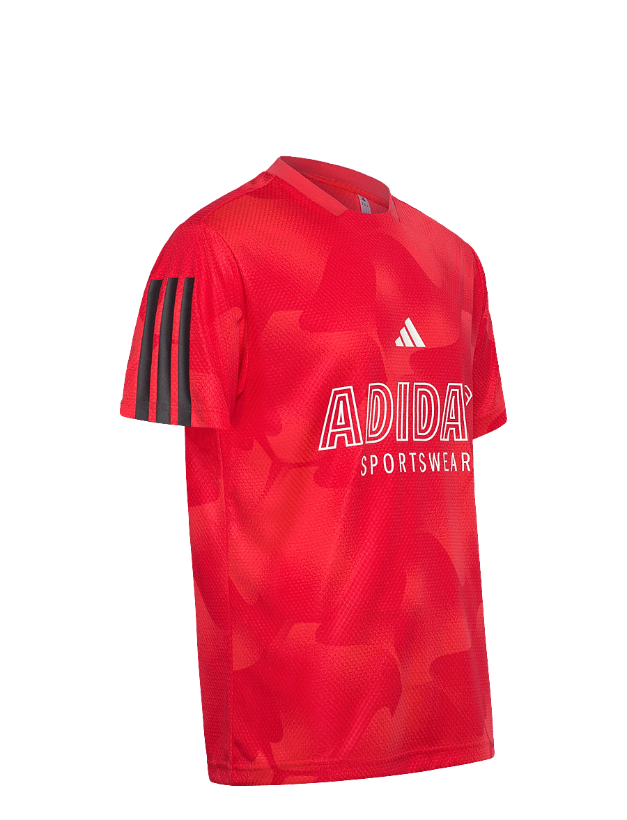 adidas Sportswear - M TIRO NP TEE - t-shirts - brired/black/multco - 3