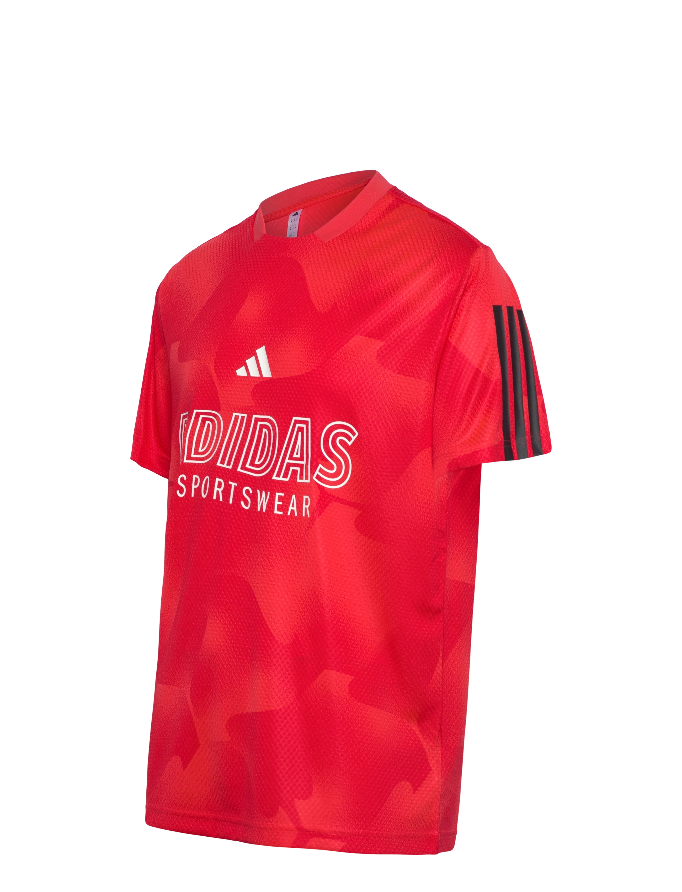 adidas Sportswear - M TIRO NP TEE - t-shirts - brired/black/multco - 4