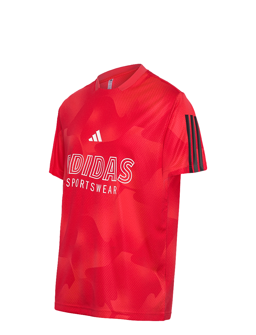 adidas Sportswear - M TIRO NP TEE - t-shirts - brired/black/multco - 4
