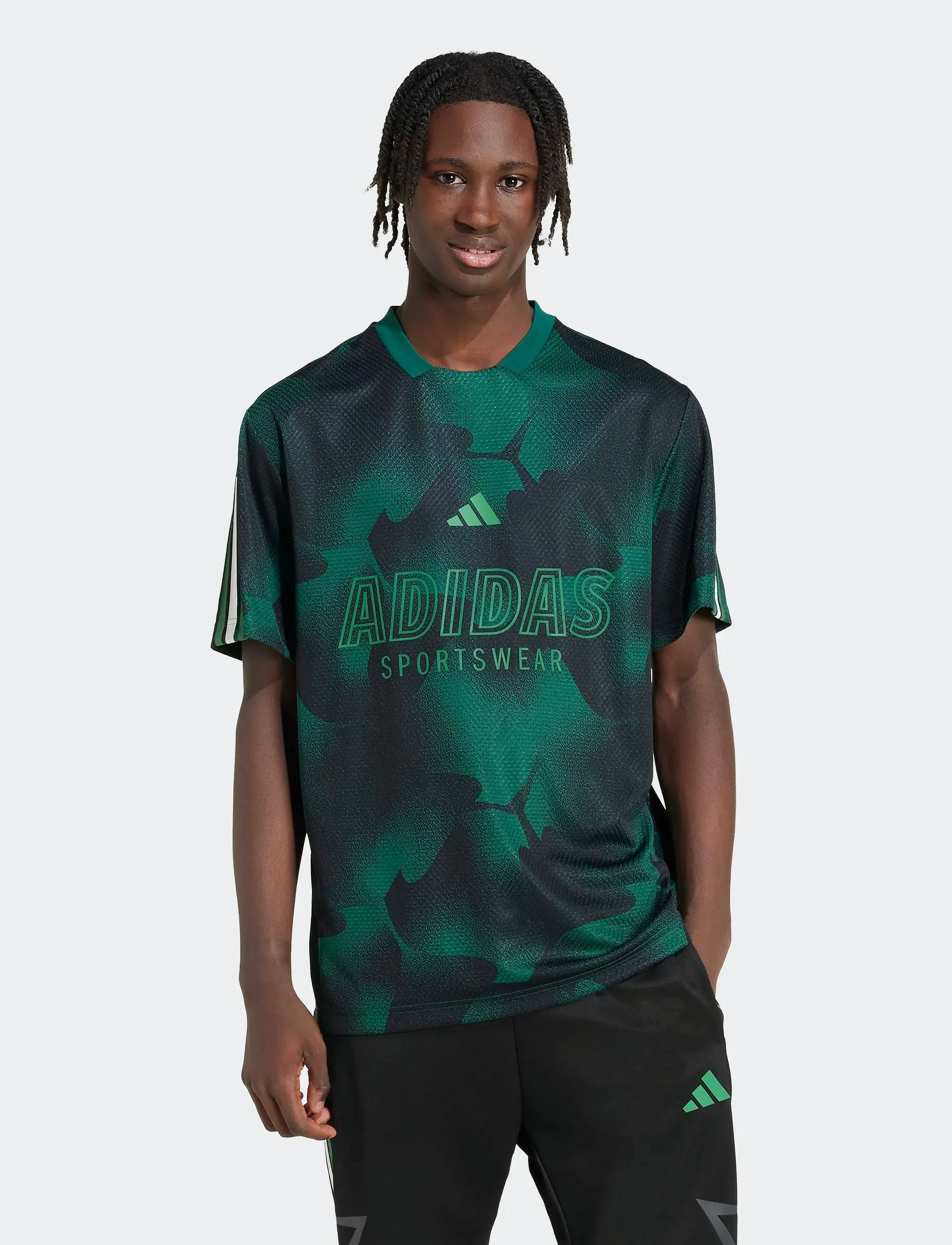 adidas Sportswear - M TIRO NP TEE - t-särgid - cgreen/white/multco - 5