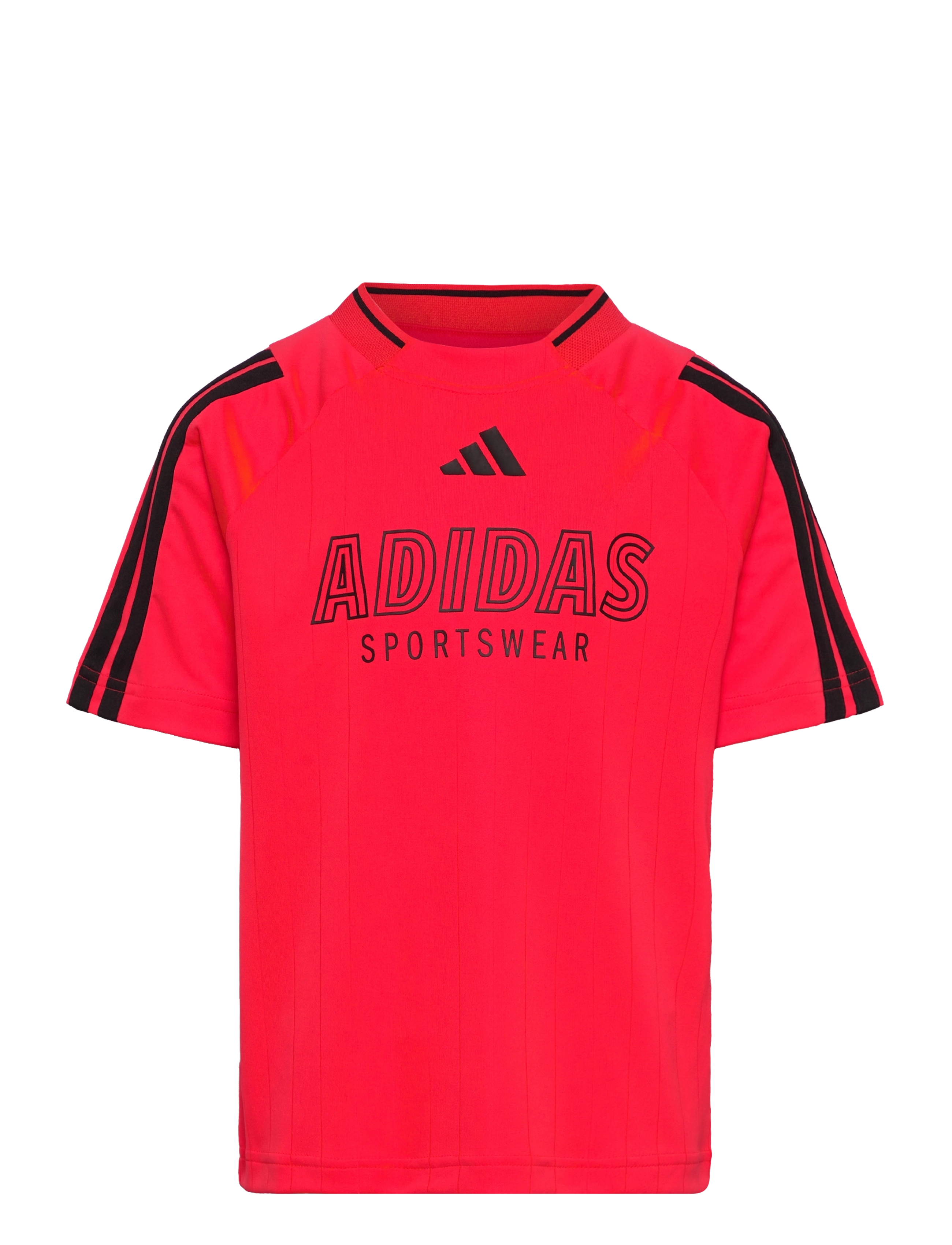 adidas Sportswear - J HOT TEE - sportoberteile - lucred/black - 1