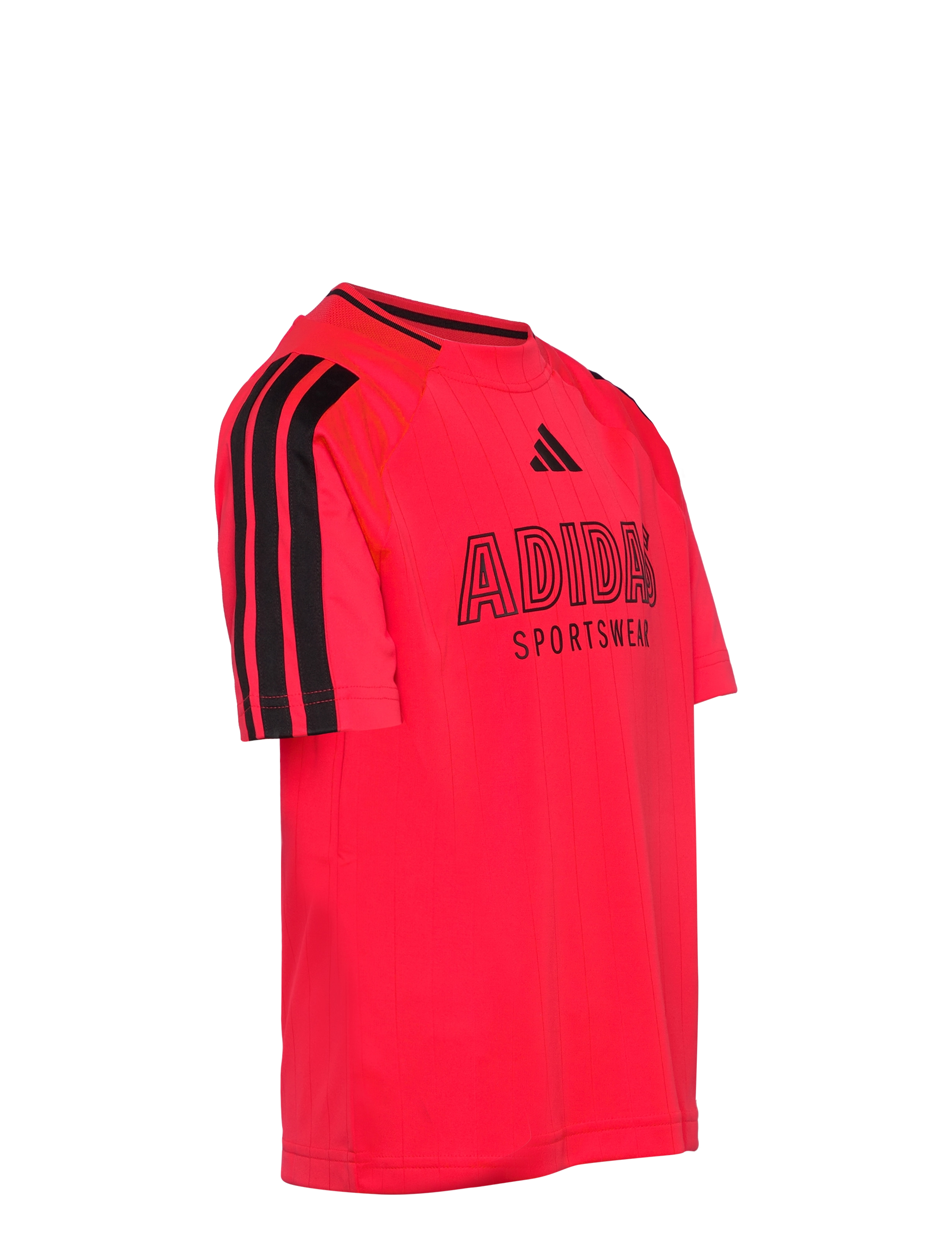adidas Sportswear - J HOT TEE - sportoberteile - lucred/black - 4