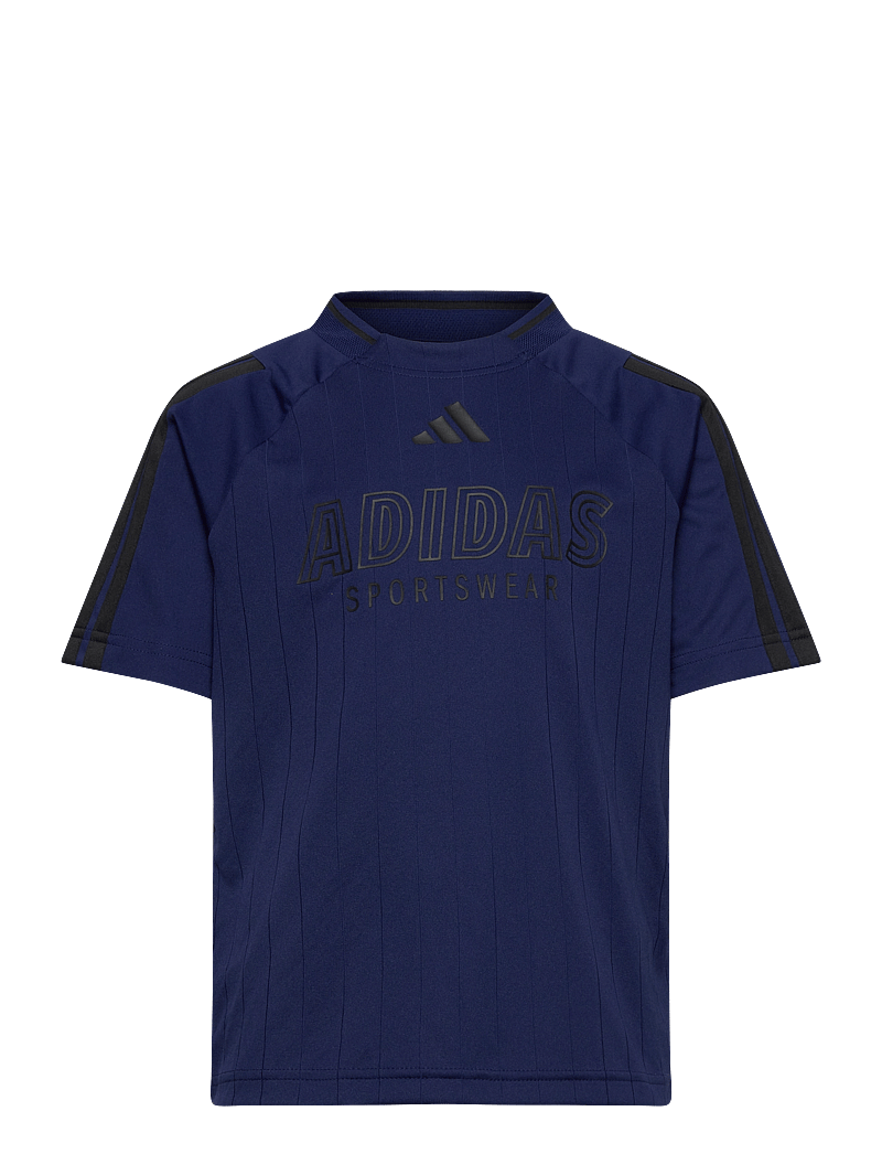 adidas Sportswear - J HOT TEE - sporttoppar - dkblue/black - 1