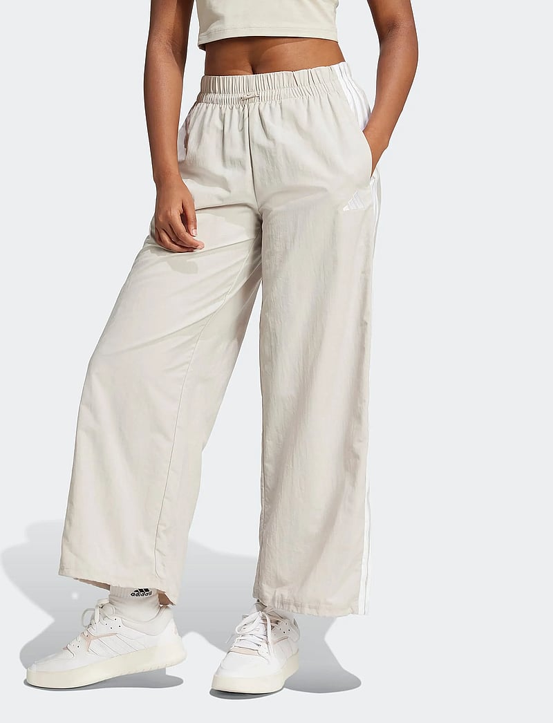 adidas Sportswear - W 3S WV PT - casual trousers - wonalu/white - 0