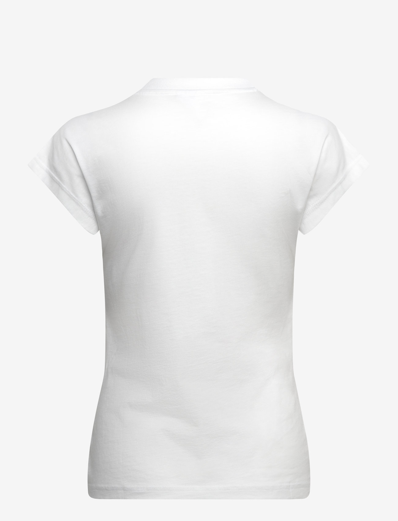 adidas Sportswear - W LIN SJ T - t-shirts - white/black - 2