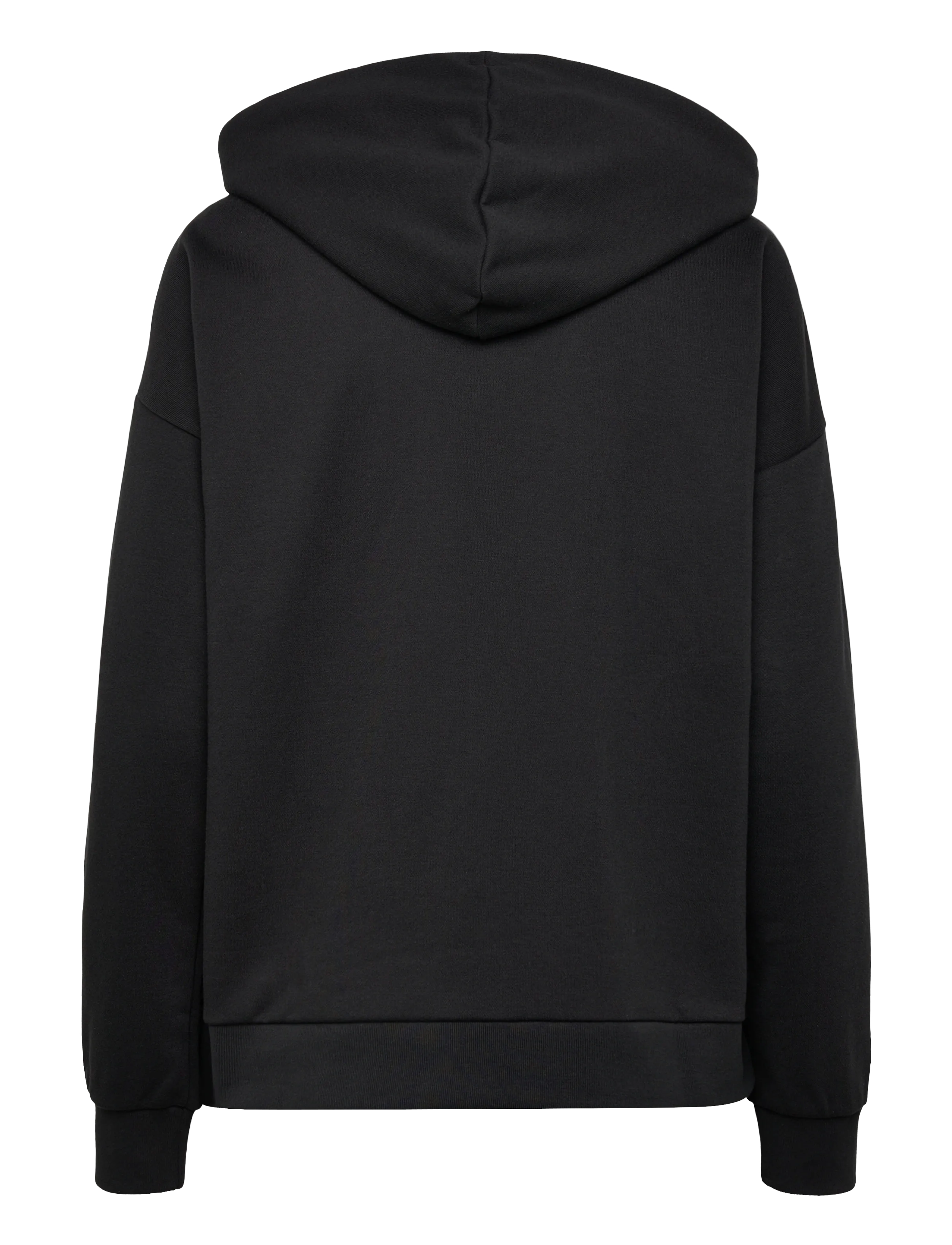 adidas Sportswear - W LIN FT FZ HD - oberteile - black/white - 2