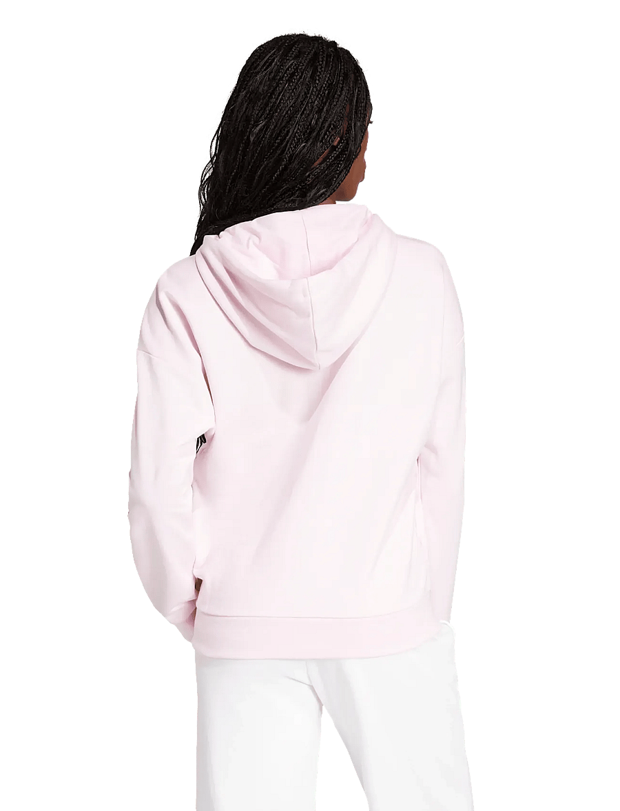 adidas Sportswear - W LIN FT FZ HD - tops - clpink/white - 5