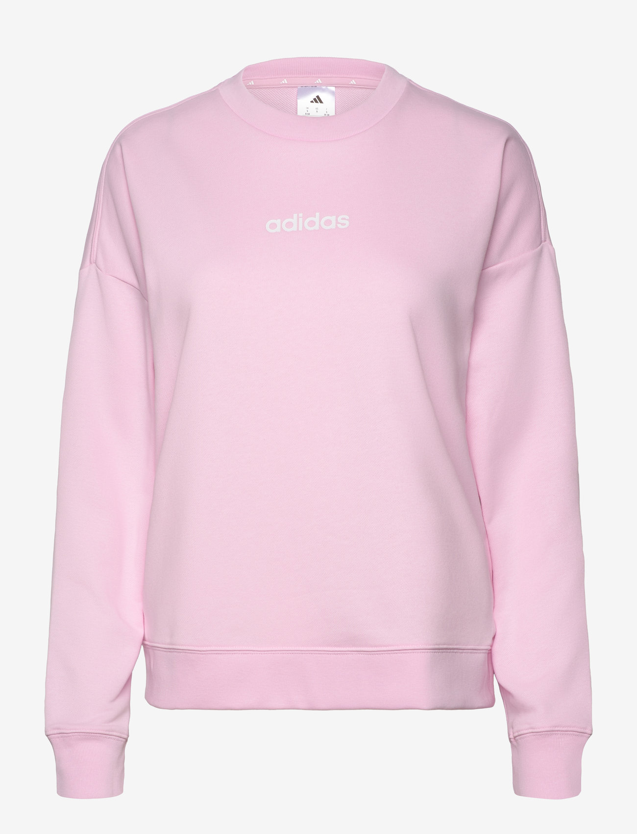 adidas Sportswear - W LIN FT SWT - dressipluusid - clpink/white - 1