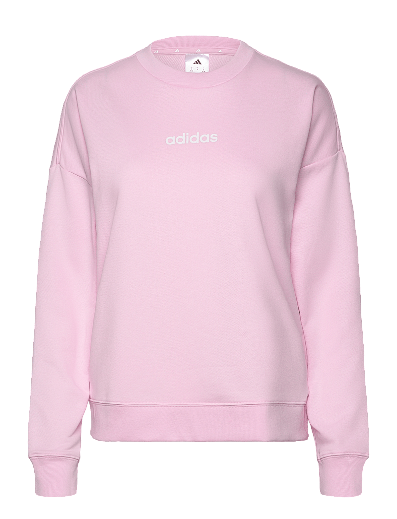 adidas Sportswear - W LIN FT SWT - dressipluusid - clpink/white - 1
