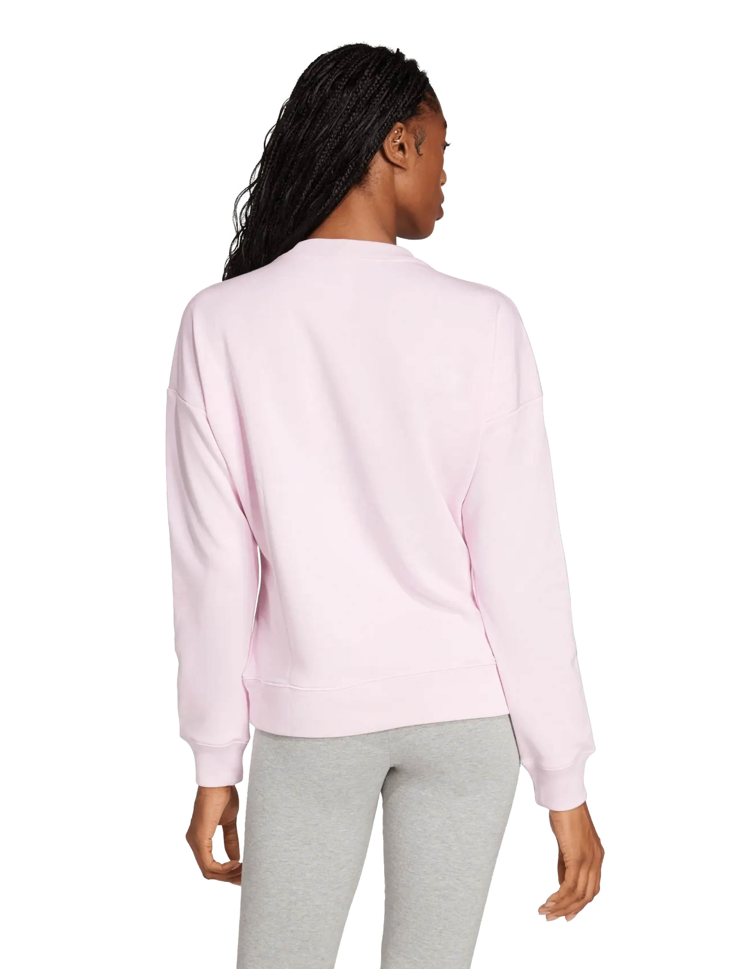 adidas Sportswear - W LIN FT SWT - sweatshirts - clpink/white - 5