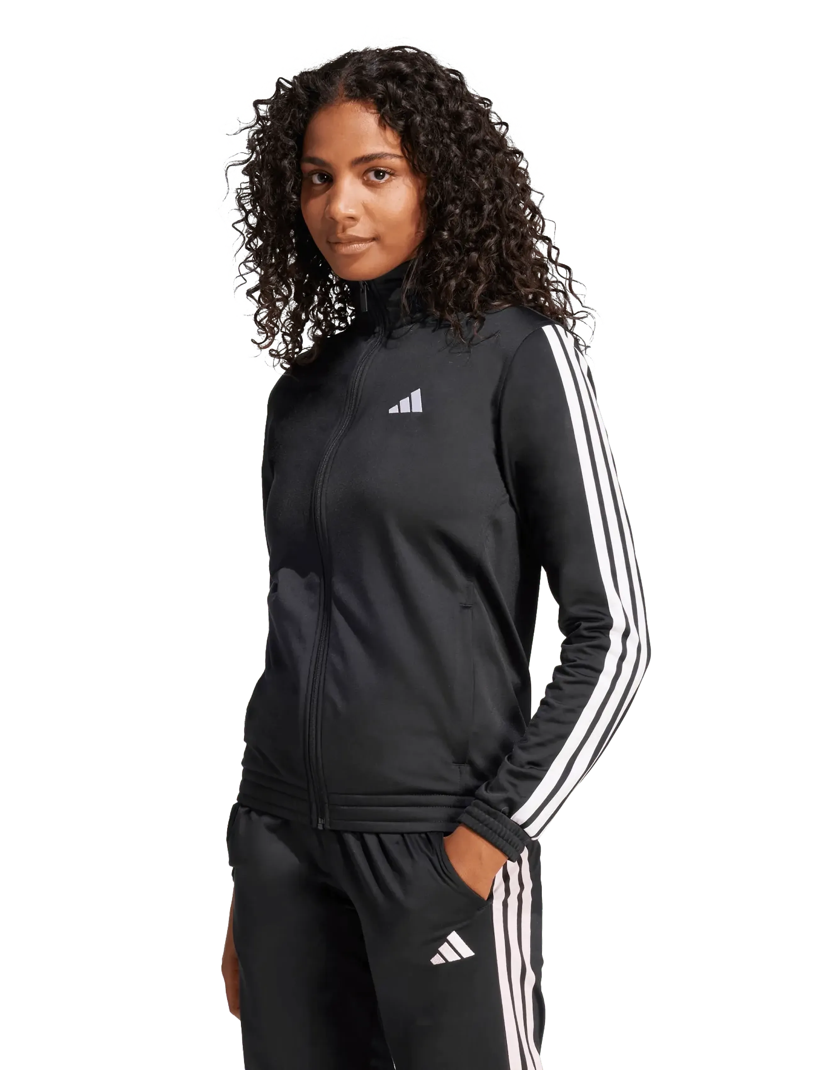 adidas Sportswear - W 3S TT TRIC - oberteile - black/white - 5