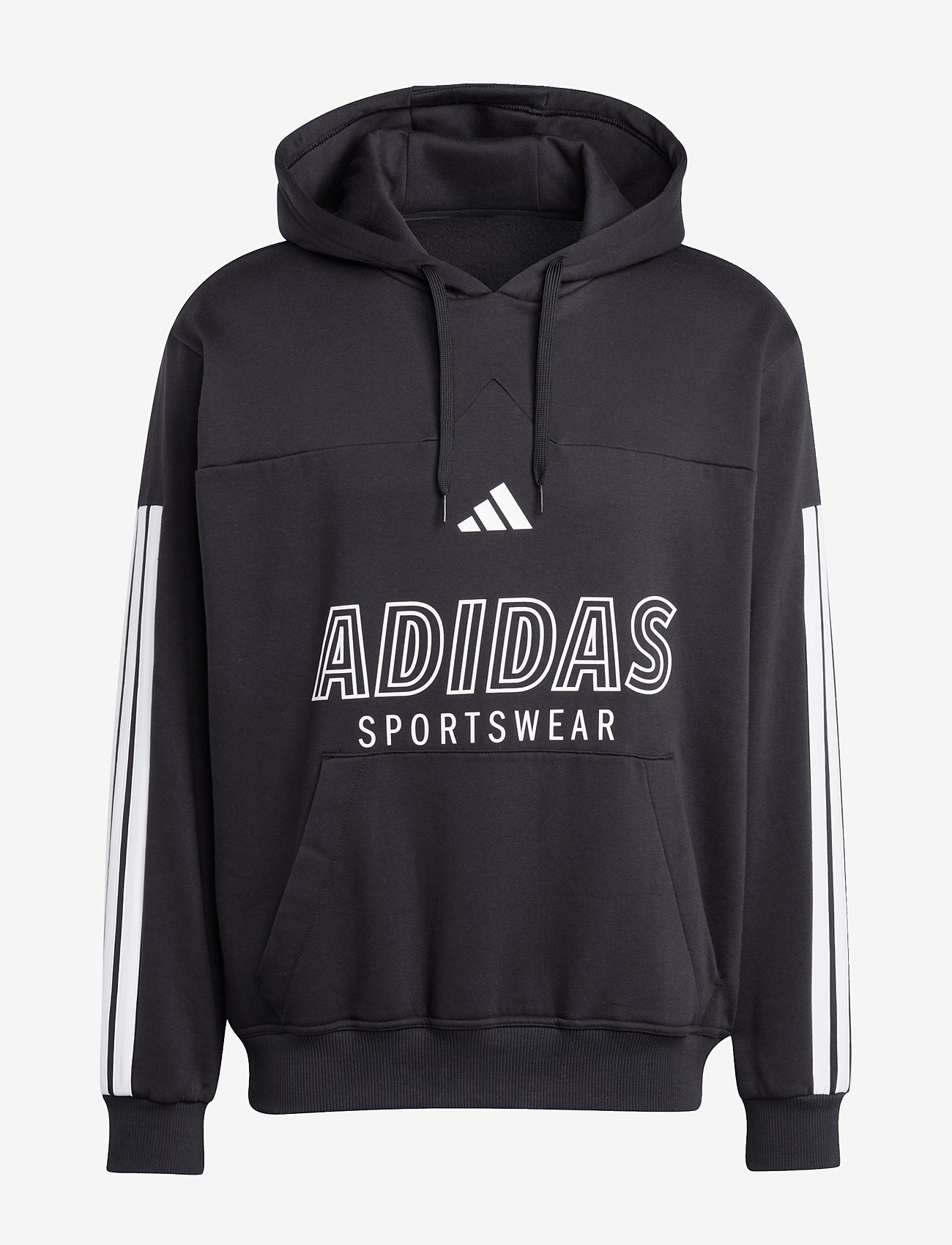 adidas Sportswear - M TIRO FL HDY - huvtröjor - black/white - 1