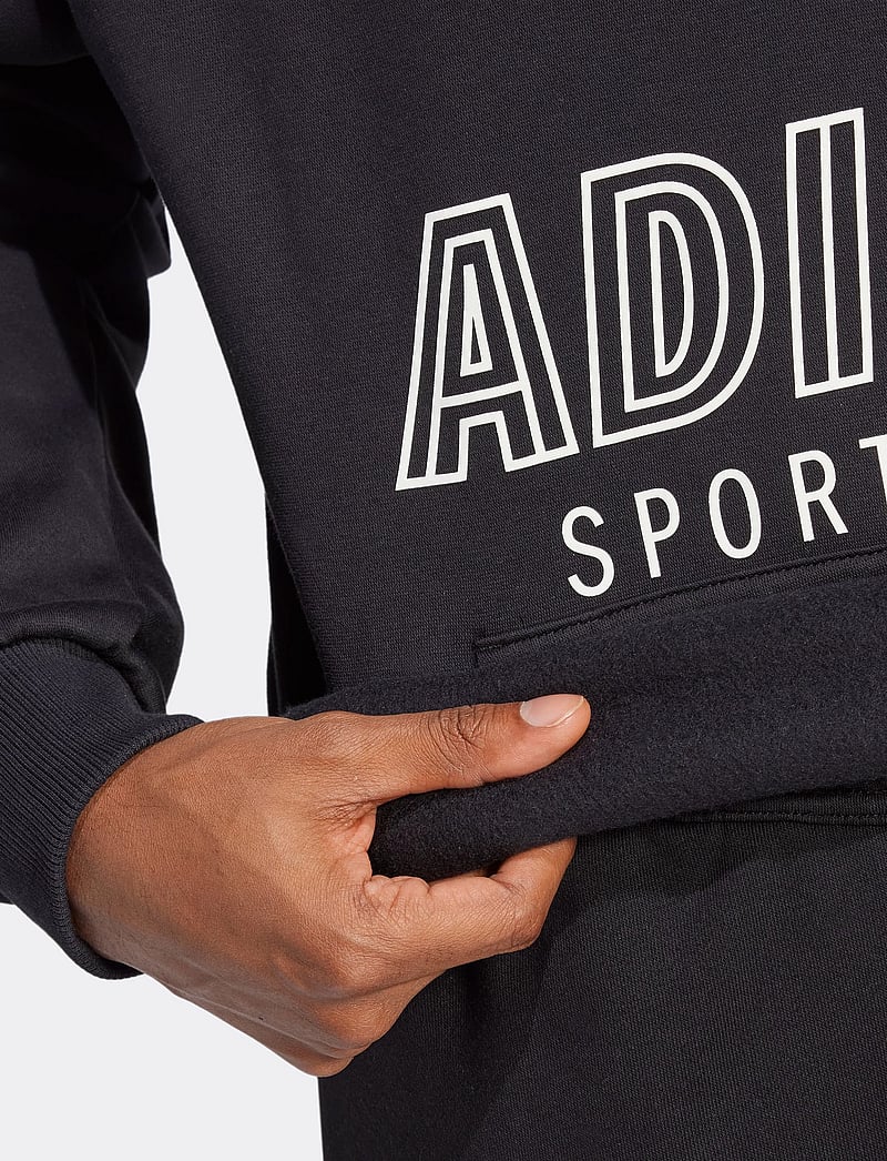 adidas Sportswear - M TIRO FL HDY - huvtröjor - black/white - 5