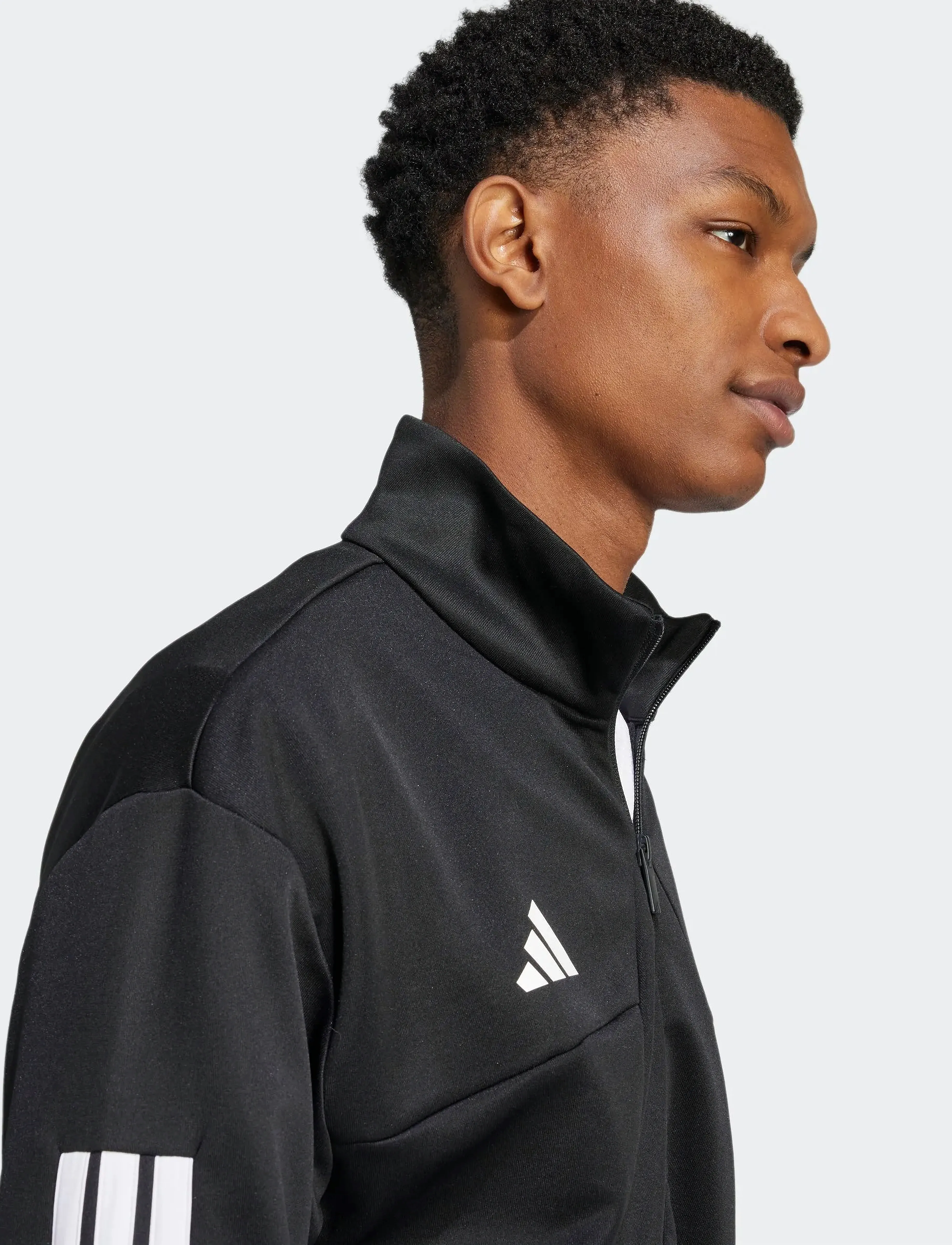 adidas Sportswear - M TIRO TT - sportiska stila džemperi - black/white - 3