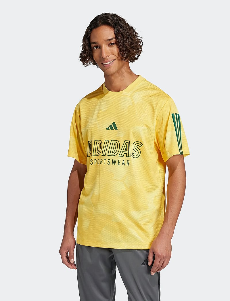 adidas Sportswear - M TIRO NP TEE - t-shirts - bogold/cgreen/multco - 0
