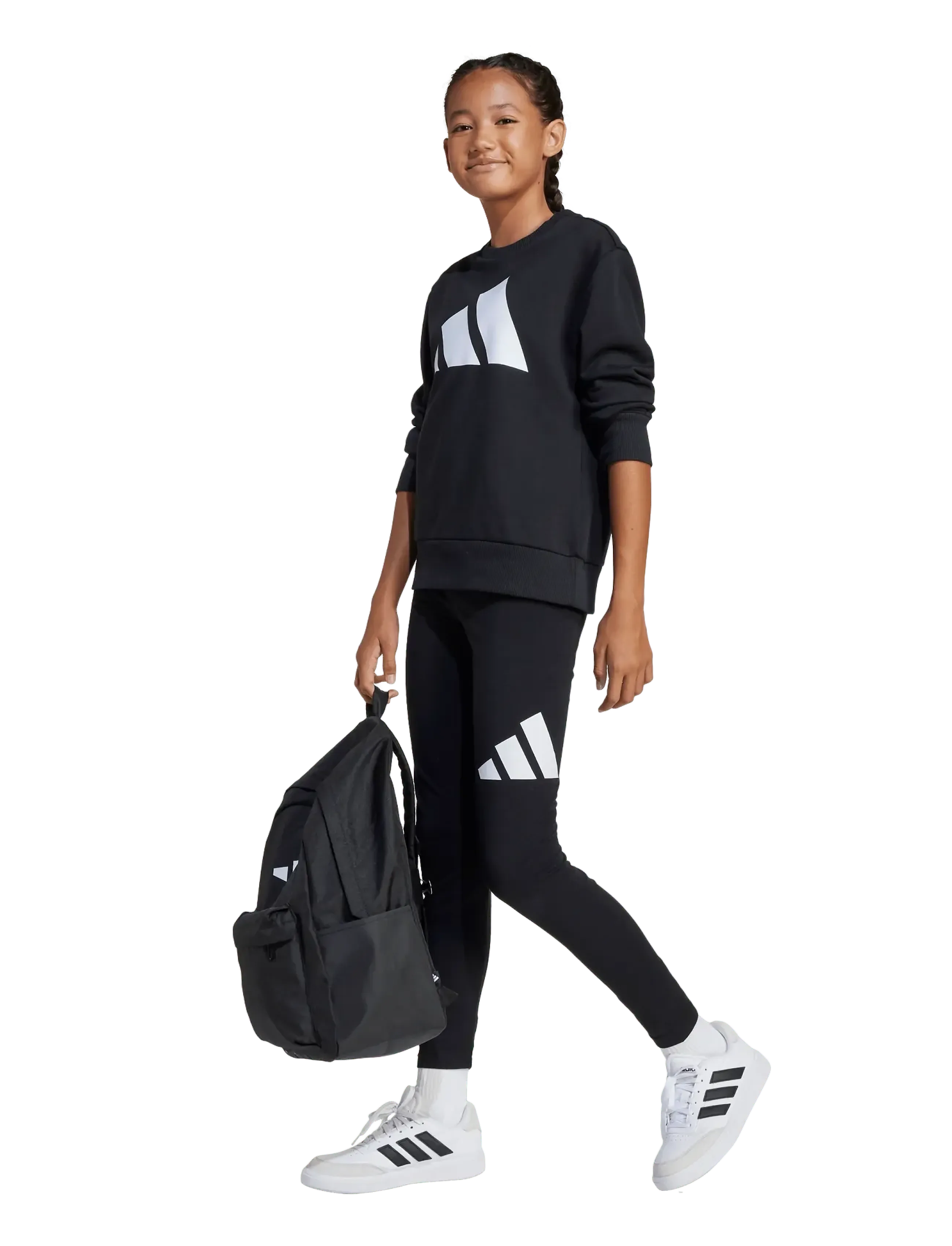 adidas Sportswear JG BL LEG 230 - Underdele - BLACK/WHITE / black