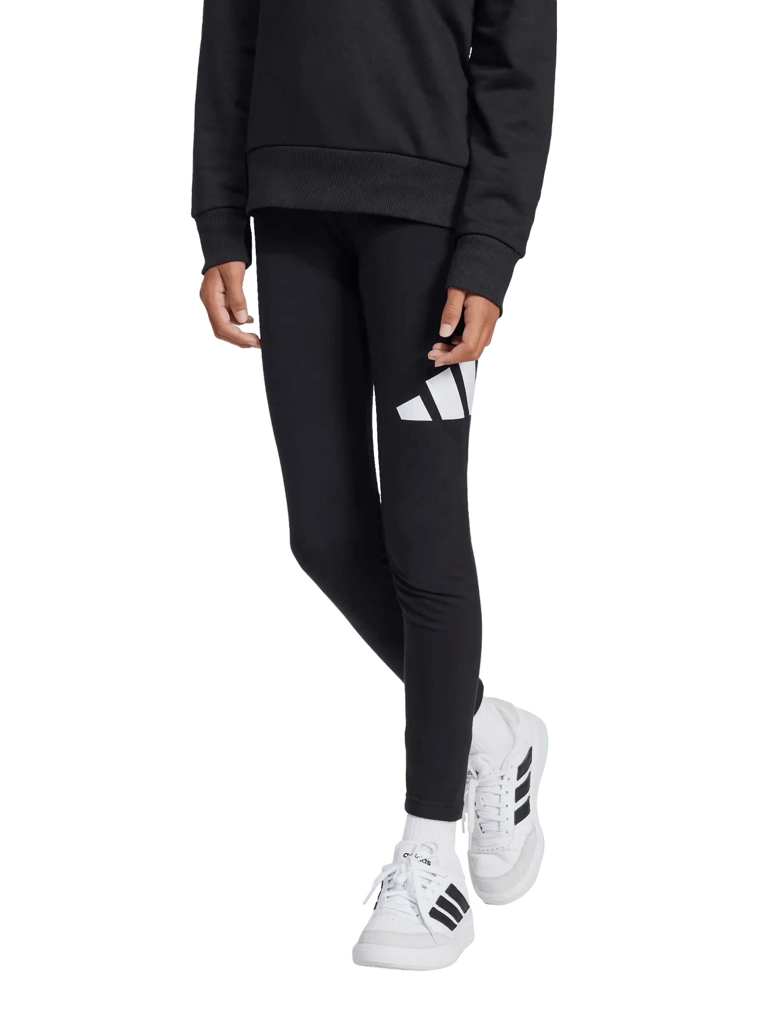 adidas Sportswear - JG BL LEG 230 - leggings - black/white - 4