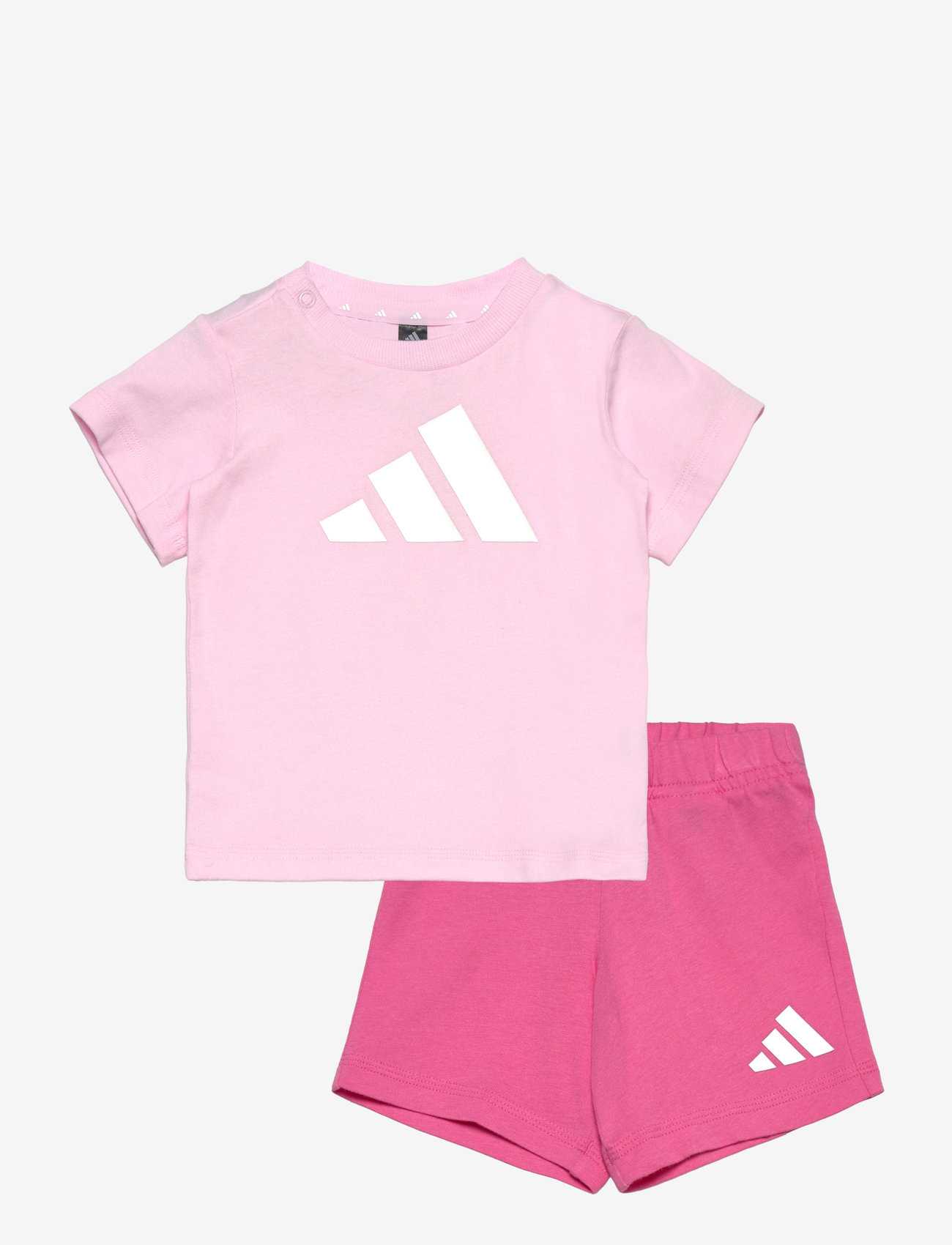 adidas Sportswear I BL T-SET 160 - Lühikeste varrukatega t-särkide komplektid - CLPINK/WHITE / pink/rose