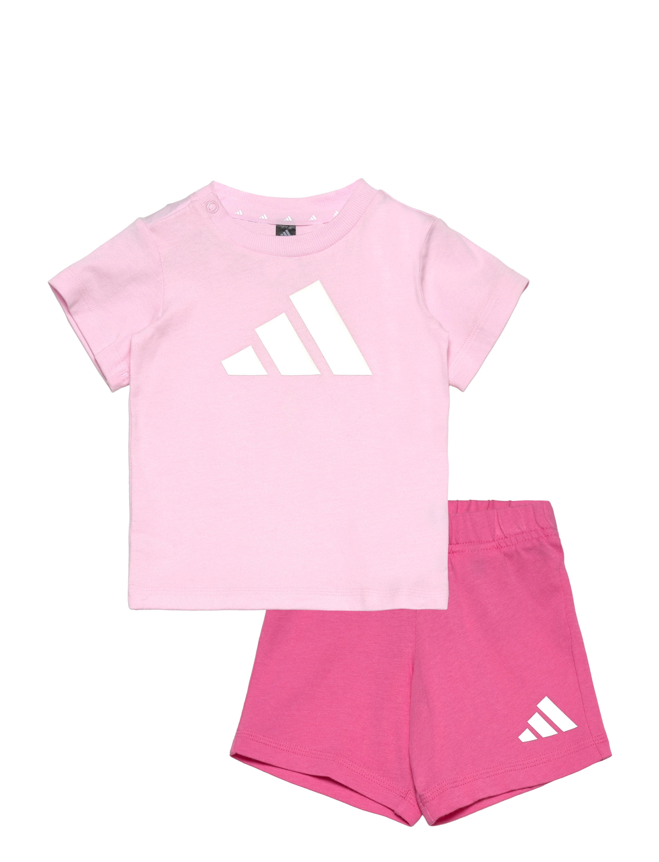 adidas Sportswear I BL T-SET 160 - App deal - CLPINK/WHITE / pink/rose