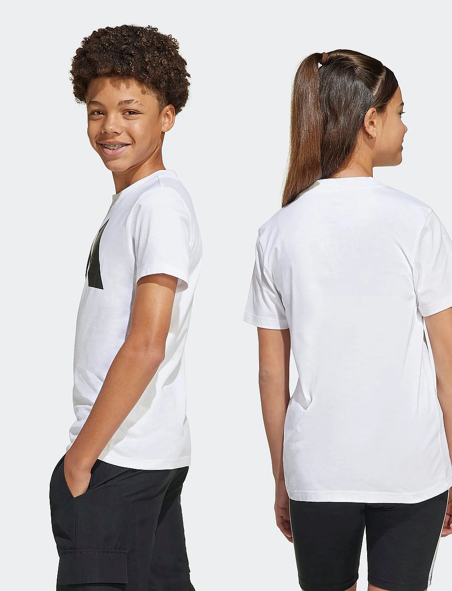 adidas Sportswear - J BL TEE 160 - sportoberteile - white/black - 3