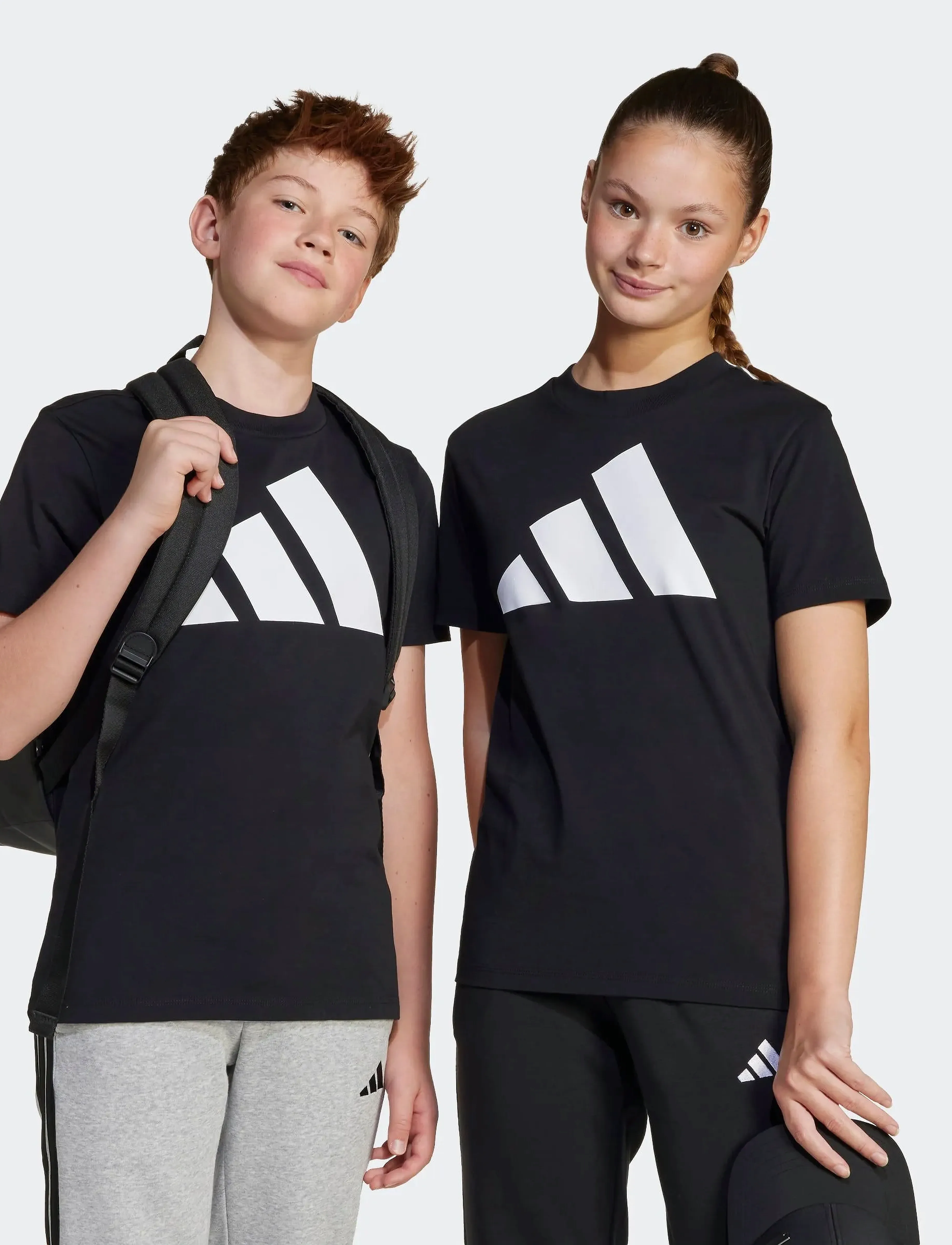 adidas Sportswear - J BL TEE 160 - sportstoppe - black/white - 4