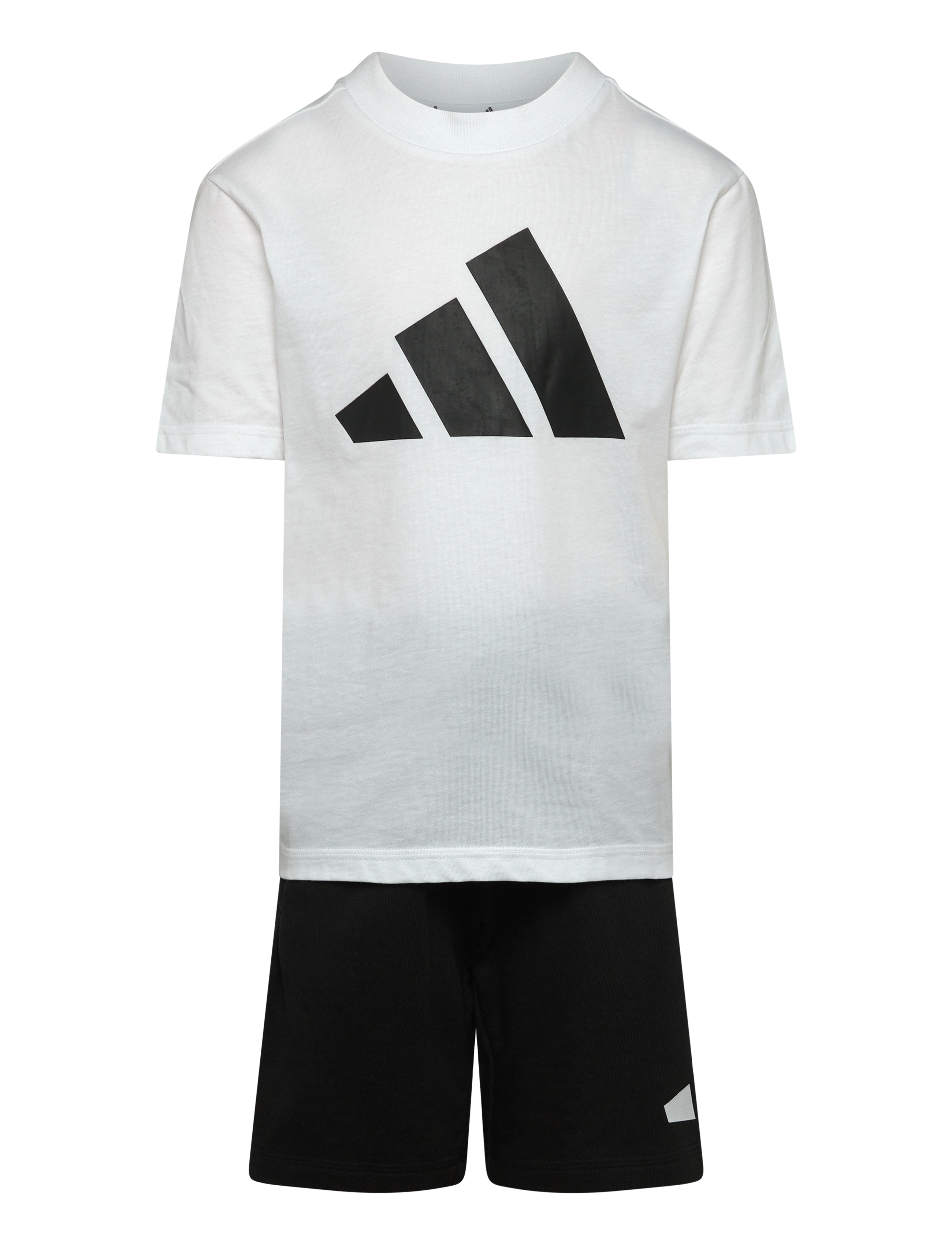 adidas Sportswear J BL T-SET - Riided - WHITE/BLACK / white