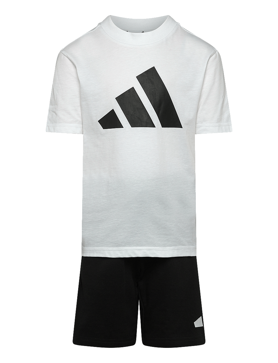 adidas Sportswear - J BL T-SET - kaksiosaiset setit - white/black - 1