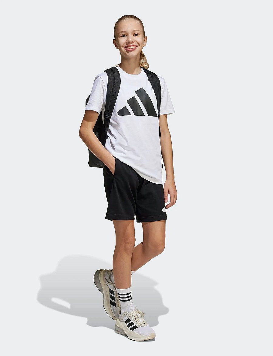 adidas Sportswear - J BL T-SET - kaksiosaiset setit - white/black - 0