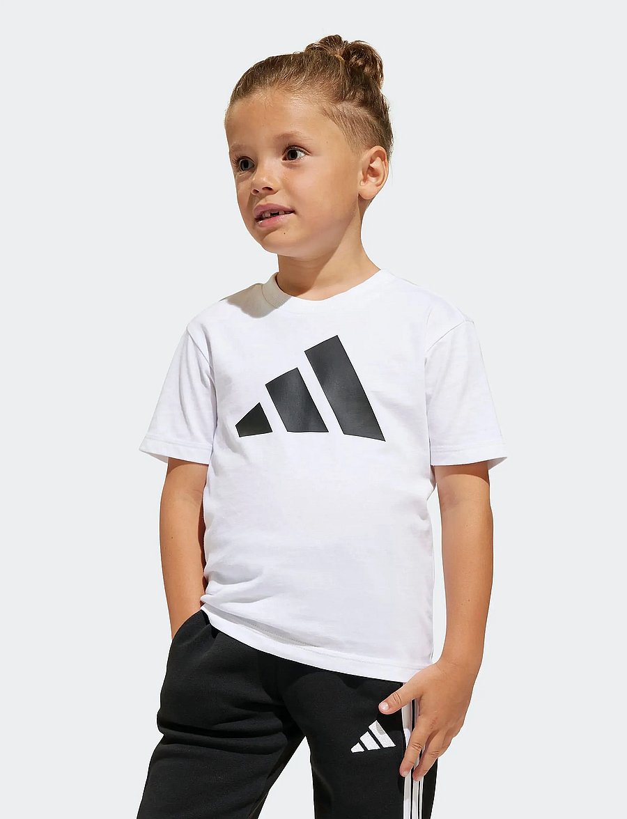 adidas Sportswear - LK BL TEE 160 - lühikeste varrukatega t-särgid - white/black - 0