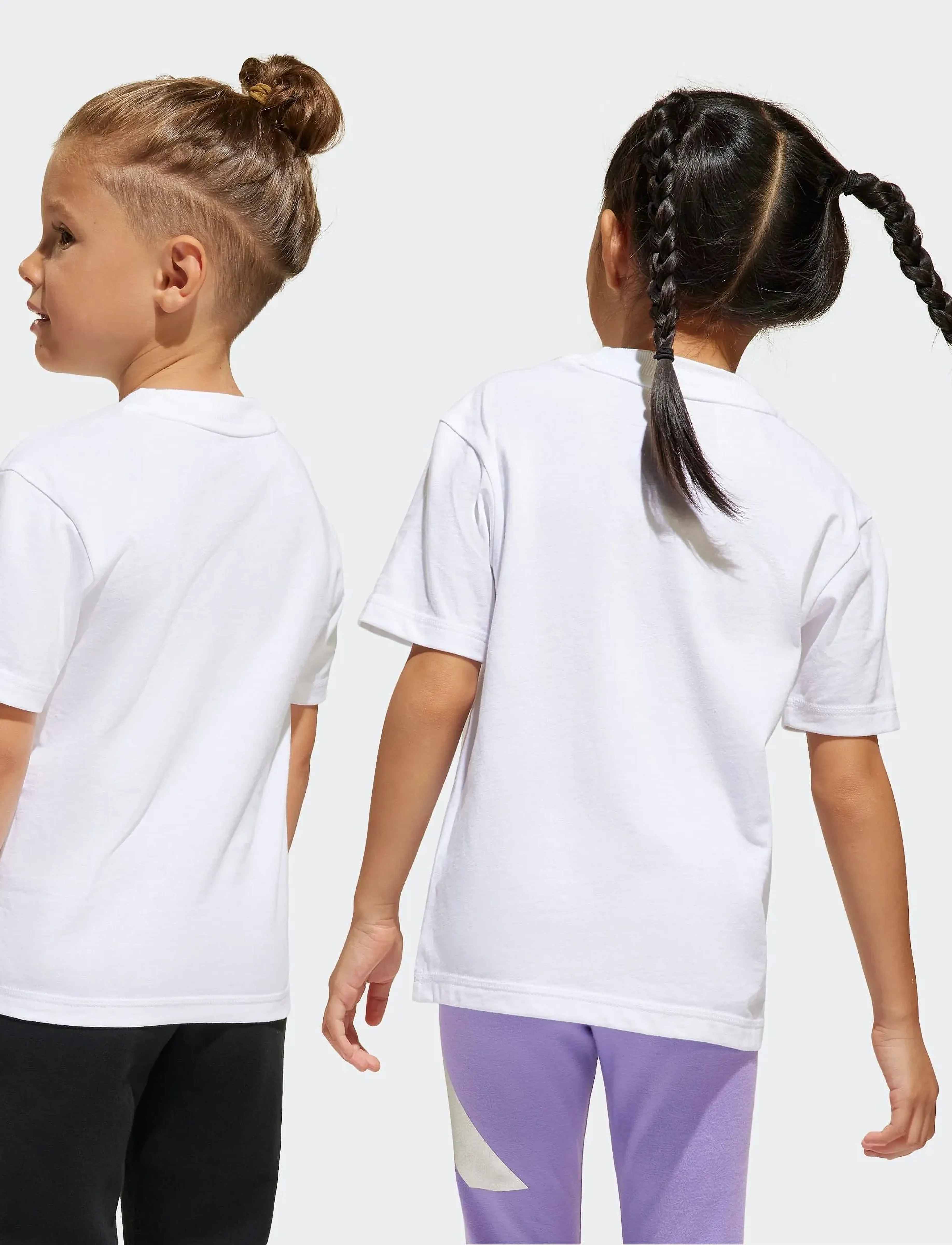 adidas Sportswear - LK BL TEE 160 - white/black - 3