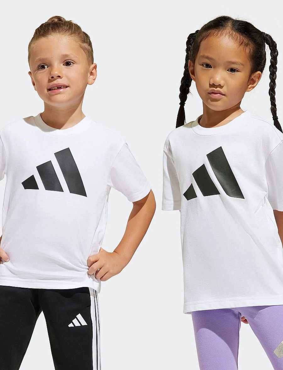 adidas Sportswear - LK BL TEE 160 - lühikeste varrukatega t-särgid - white/black - 4