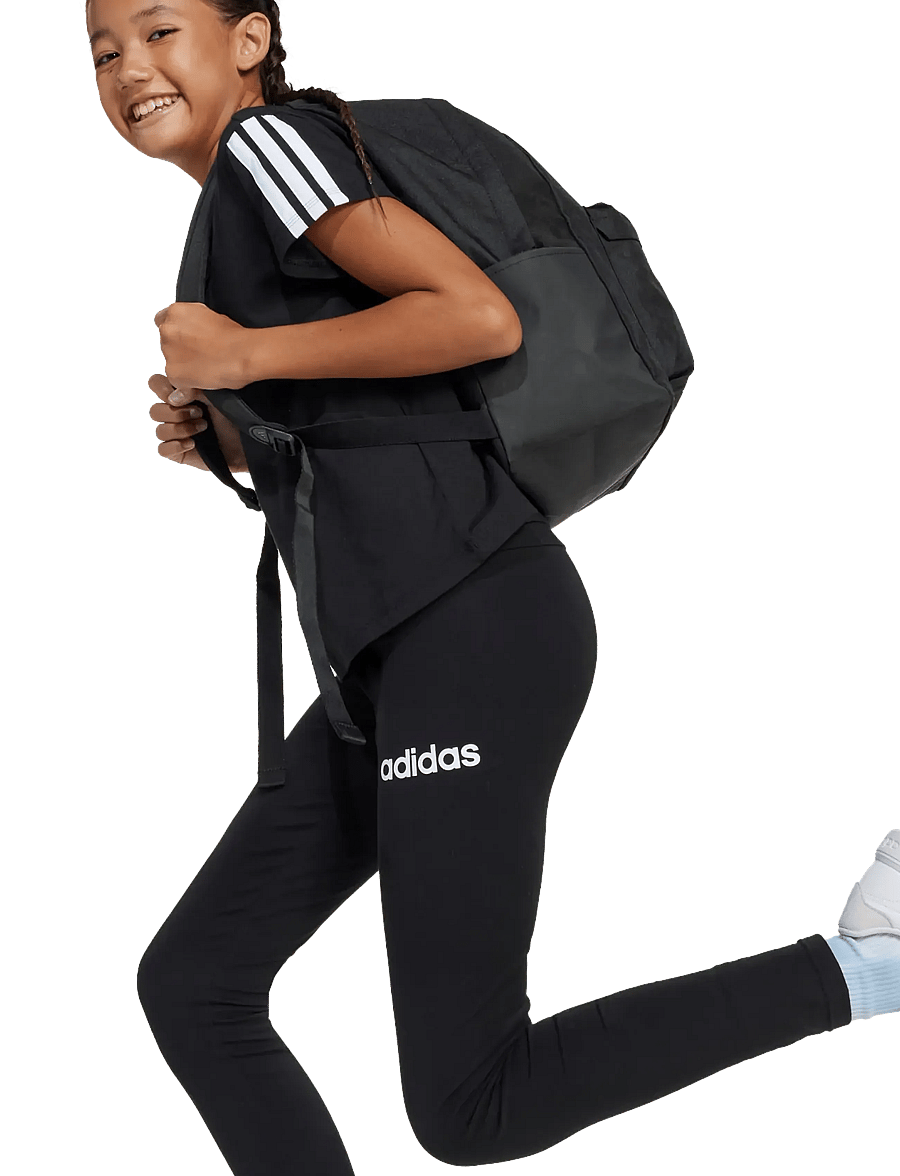 adidas Sportswear - JG LIN LEG 230 - leggings - black/white - 0