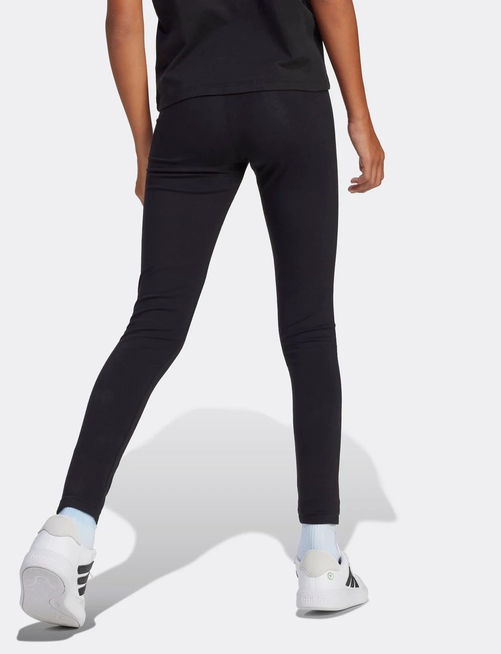adidas Sportswear - JG LIN LEG 230 - leggings - black/white - 2