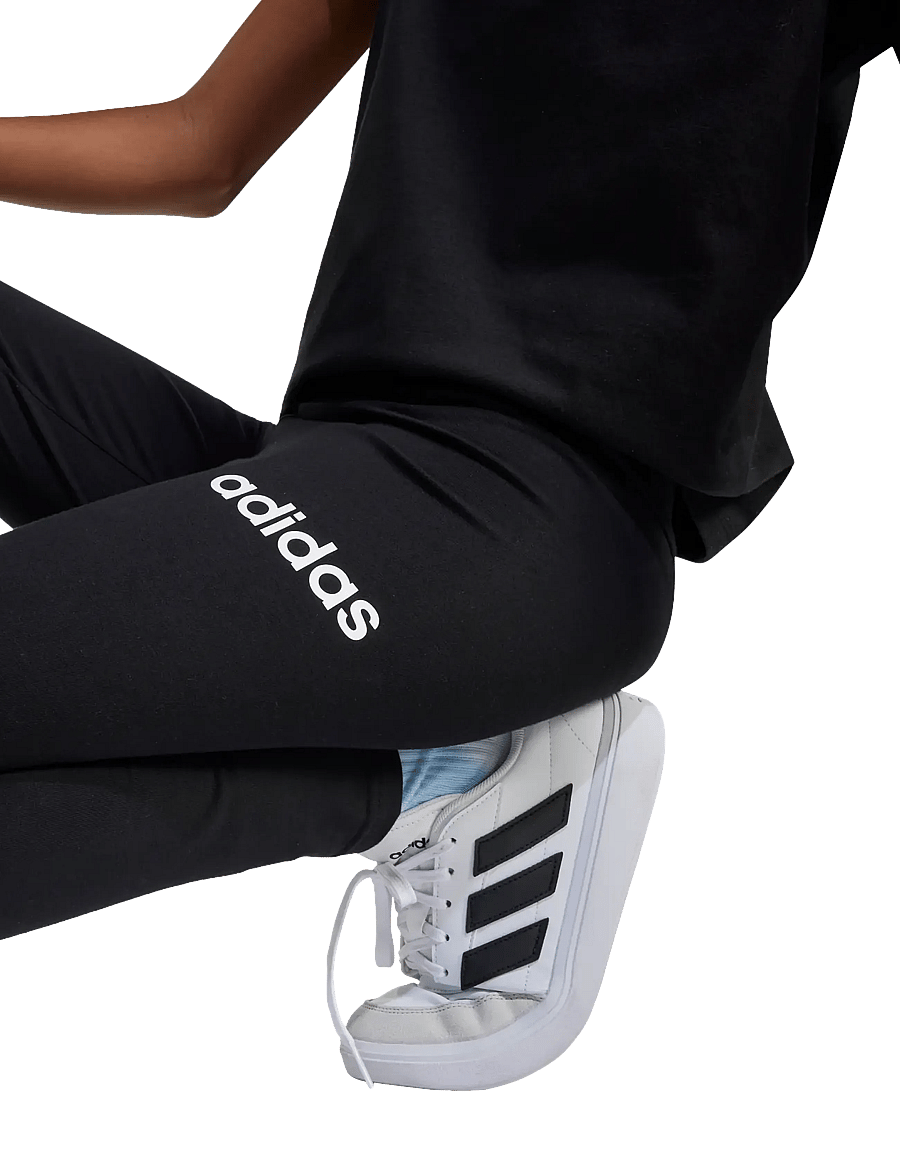 adidas Sportswear - JG LIN LEG 230 - leggings - black/white - 3