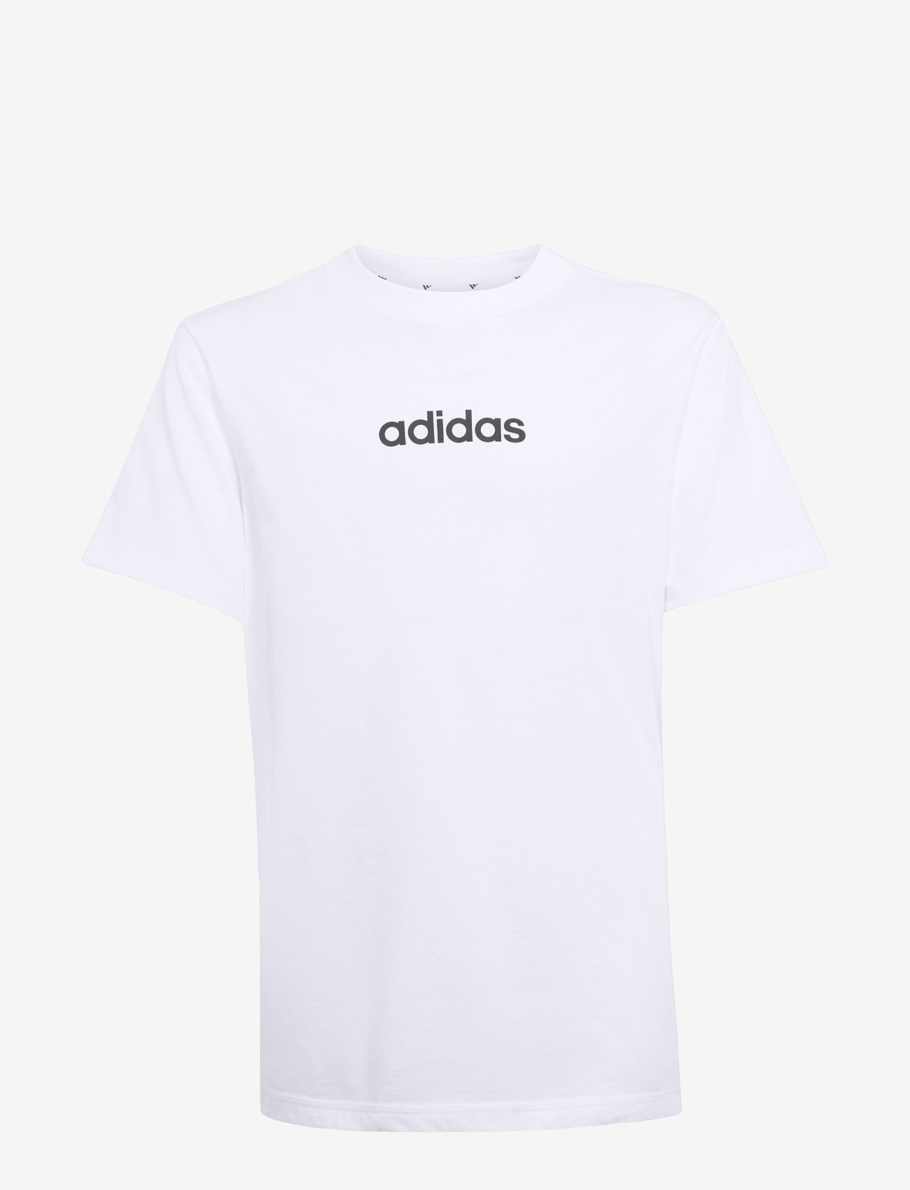adidas Sportswear - J LIN TEE 160 - kortärmade t-shirts - white/black - 1