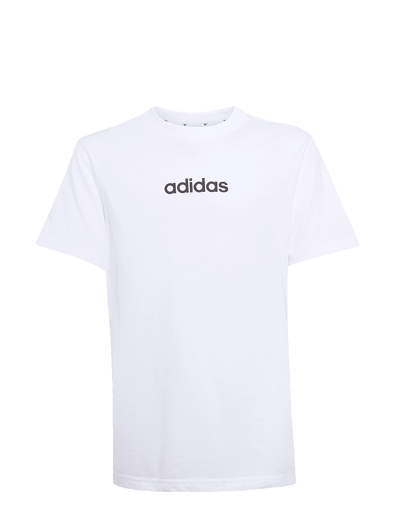 adidas Sportswear - J LIN TEE 160 - kortärmade t-shirts - white/black - 1