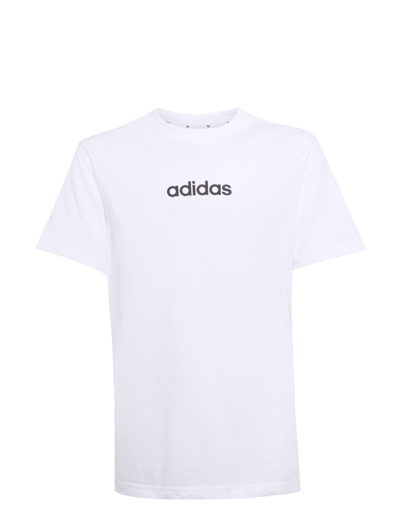 adidas Sportswear - J LIN TEE 160 - short-sleeved t-shirts - white/black - 1