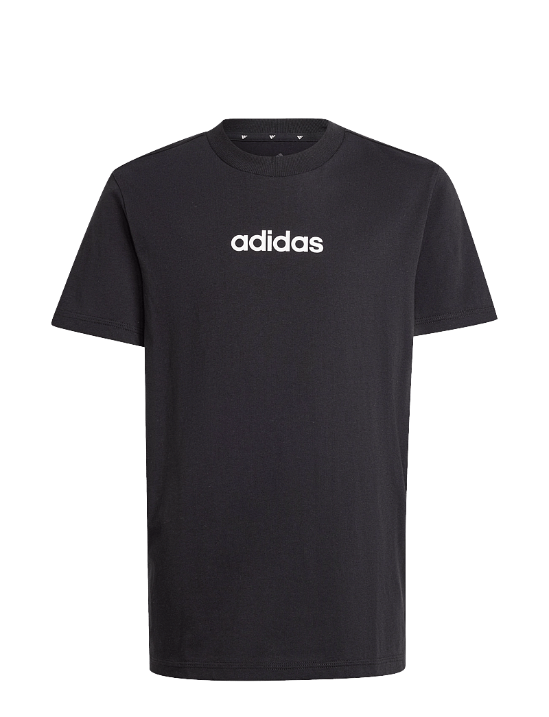 adidas Sportswear - J LIN TEE 160 - kortærmede t-shirts - black/white - 1